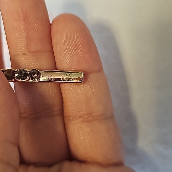 The Limited Gold Tone Vertical Bar Necklace - Picture 6 of 7